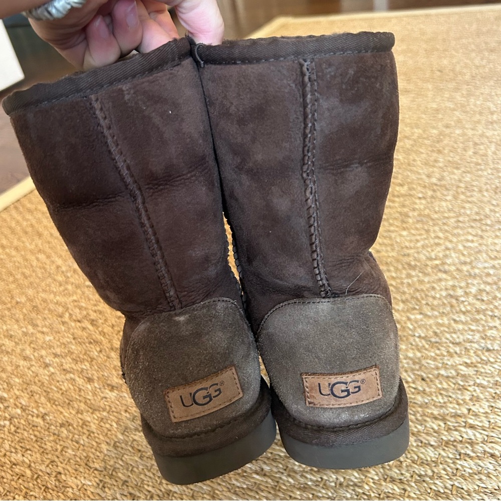 Ugg Short Boots. Dark brown